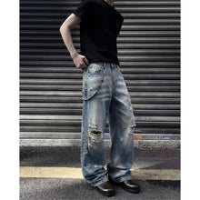 Load image into Gallery viewer, Ripped Denim Pants Lightweight Men's Cool Street Style