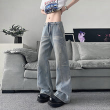 Load image into Gallery viewer, Street Style Slim Fit Straight Leg Jeans for Men