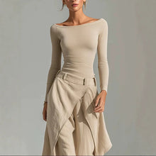 Load image into Gallery viewer, Loose top+pants two-piece set for women