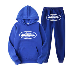Load image into Gallery viewer, Plus Size Long Sleeve Pullover Hoodie Sweatpants Set