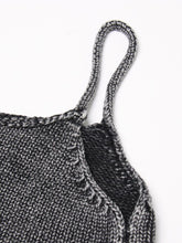 Load image into Gallery viewer, Knitting Two Piece Sets For Women Round Neck Long Sleeve Tops Square Collar Sleeveless Slimming Vests Solid Set Female New