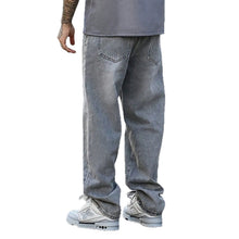 Load image into Gallery viewer, Casual Comfortable Men's Vintage Washed Grey Denim Pants
