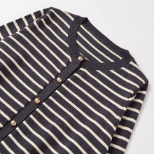 Load image into Gallery viewer, Casual striped knitted jacket for women's clothing