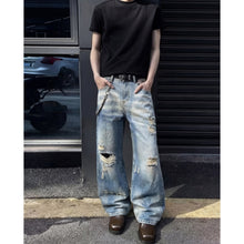 Load image into Gallery viewer, Ripped Denim Pants Lightweight Men's Cool Street Style