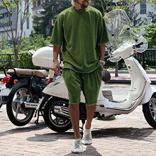 Load image into Gallery viewer, Sports suit casual loose short sleeved T-shirt shorts trendy men's clothing