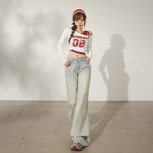 Load image into Gallery viewer, Retro Street Style Flared Jeans for Women