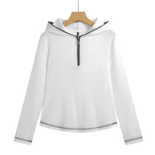 Load image into Gallery viewer, Hooded long sleeved t-shirt for women