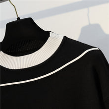 Load image into Gallery viewer, Patchwork Women Sweater Suits Knitted Long Sleeve Pullovers