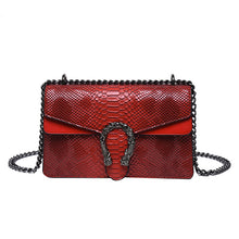 Load image into Gallery viewer, Crocodile patterned Wine God Bag