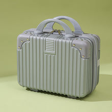 Load image into Gallery viewer, Vintage Luggage Mini Makeup Case 14-Inch Carry-On Bag