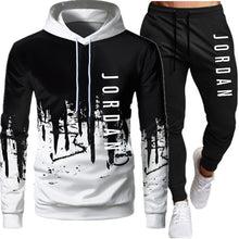 Load image into Gallery viewer, Men's 2-Piece Lightweight Hooded Sweatshirt and Jogger Set