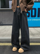 Load image into Gallery viewer, Vintage Blue Cut-Off Denim Pants for Men