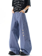 Load image into Gallery viewer, High Waist Men's Arc Fashion Patchwork Star Jeans