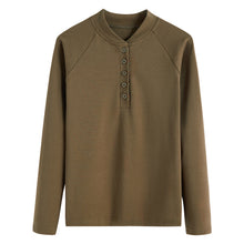 Load image into Gallery viewer, Long sleeved slim fit T-shirt for women