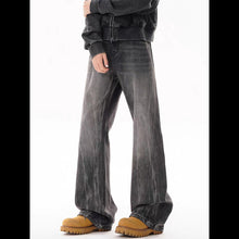 Load image into Gallery viewer, Flared Denim Pants Men's Unique Design Style Jeans