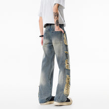 Load image into Gallery viewer, Ripped Breathable Loose Jeans