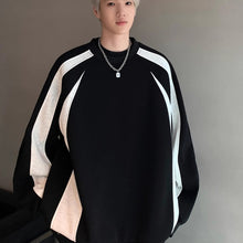 Load image into Gallery viewer, Striped patchwork hoodie for men in spring and autumn