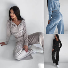 Load image into Gallery viewer, Hooded Casual Sweatshirt Set for Women, Two-Piece