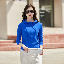 Load image into Gallery viewer, Hooded long sleeved T-shirt