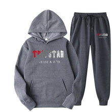Load image into Gallery viewer, Men's Oversized Letter Print Hoodie and Sweatpants Two-Piece Set