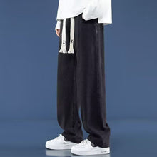 Load image into Gallery viewer, Men's Straight Leg Casual Drawstring Jeans