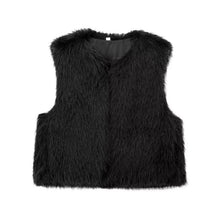 Load image into Gallery viewer, Artificial fur short vest for women's clothing