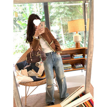 Load image into Gallery viewer, Casual Ripped Denim Jeans for Women - Comfortable and Stylish Everyday Wear