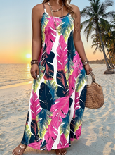 Load image into Gallery viewer, Casual Printed Strapless Maxi Dress