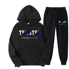 Load image into Gallery viewer, Men's Oversized Letter Print Hoodie and Sweatpants 2-Piece Set