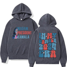 Load image into Gallery viewer, Madam President Kamala Harris Era Hoodie Men Hoodies