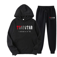 Load image into Gallery viewer, Men's Oversized Letter Print Hoodie and Sweatpants Two-Piece Set