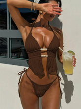Charger l'image dans la galerie, Hollow Neck Hanging Bikini Swimsuit
