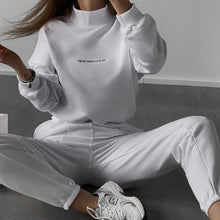 Load image into Gallery viewer, Women's Printed Hoodie Set, Two-Piece Outfit