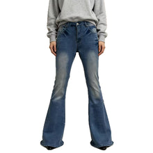 Load image into Gallery viewer, Retro High-Waisted Flared Slim-Fitting, Stylish Jeans