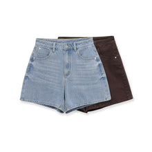 Load image into Gallery viewer, Retro Style High Waisted Loose Shorts