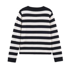 Load image into Gallery viewer, Casual striped knitted jacket for women's clothing