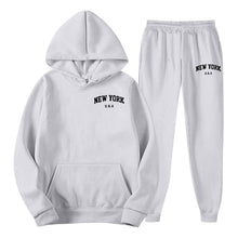 Load image into Gallery viewer, Men's Hoodie Set Solid Color Two-Piece