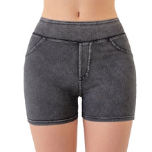 Load image into Gallery viewer, High Waist Hip Lifting Yoga Cowboy Shorts-Slimming & Abdominal Compression