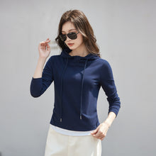 Load image into Gallery viewer, Hooded long sleeved T-shirt