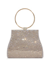 Load image into Gallery viewer, PU diamond bag magnetic buckle chain bag
