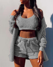 Load image into Gallery viewer, Women's autumn and winter new home clothing casual suit jacket shorts vest