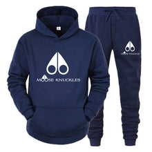 Load image into Gallery viewer, Men's Plus Size Spider Print Hoodie and Sweatpants Set