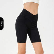 Load image into Gallery viewer, High-Waisted Waist Stretchy Slimming Denim Shorts With Pockets