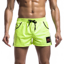 Lade das Bild in den Galerie-Viewer, PU Leather Running and Swimming Trunks