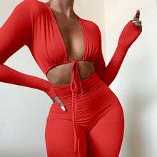 Lade das Bild in den Galerie-Viewer, Casual Womens Hollow Out Jumpsuit