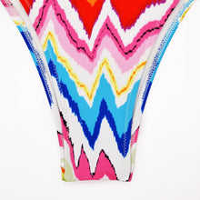 Lade das Bild in den Galerie-Viewer, Liu Ming Custom Printed Summer Sexy Push Up Brazillian Swimwear