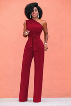 Load image into Gallery viewer, Women Off Shoulder Casual Jumpsuits Wide Leg Pants