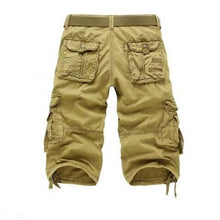 Load image into Gallery viewer, Men Joggers Cargo Cotton Knee Length Shorts