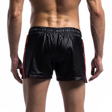 Lade das Bild in den Galerie-Viewer, PU Leather Running and Swimming Trunks