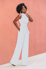Load image into Gallery viewer, Women Off Shoulder Casual Jumpsuits Wide Leg Pants